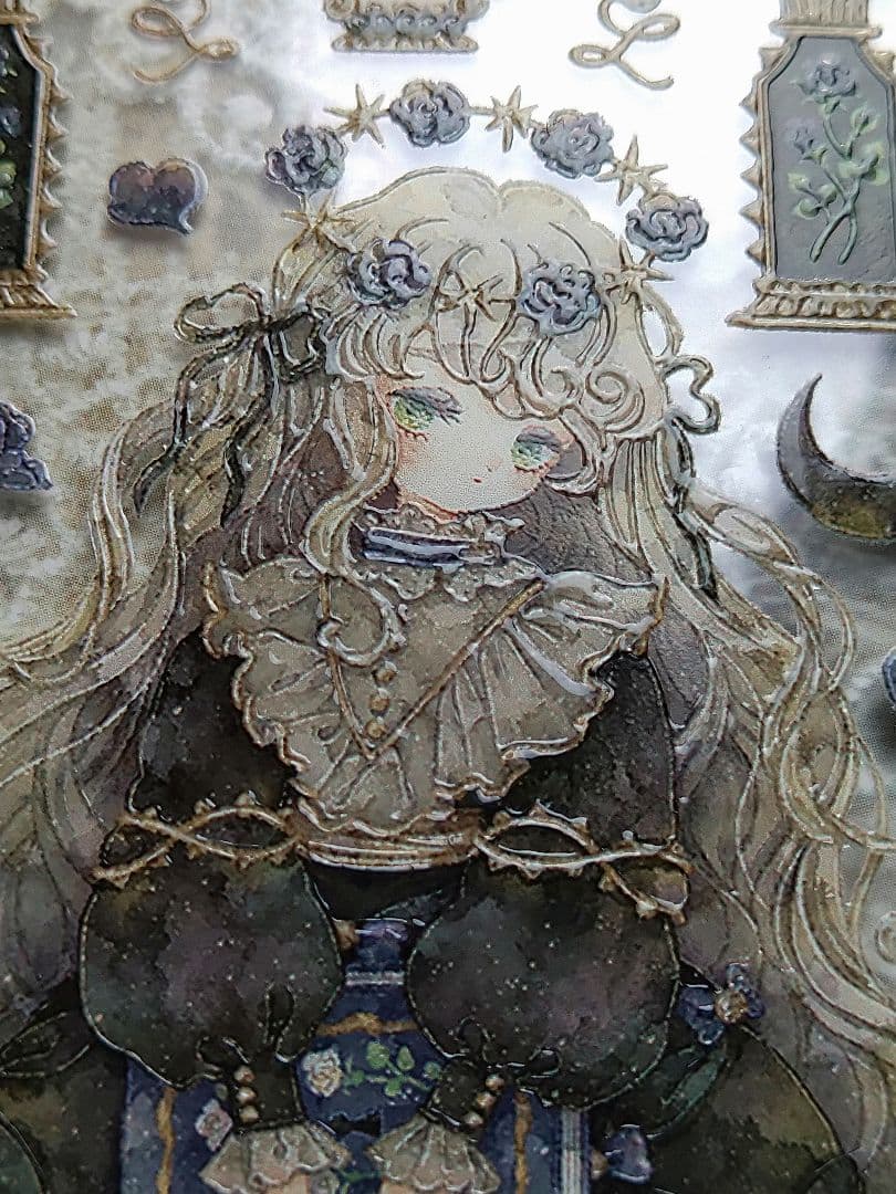 のこり２✩再販✩J191＃洋服千金(水晶)Shine切り売り海外人物マステ女の子