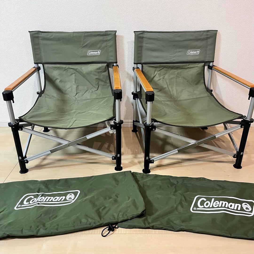 コールマン 2way キャプテンチェア アウトドアチェア 2脚セット