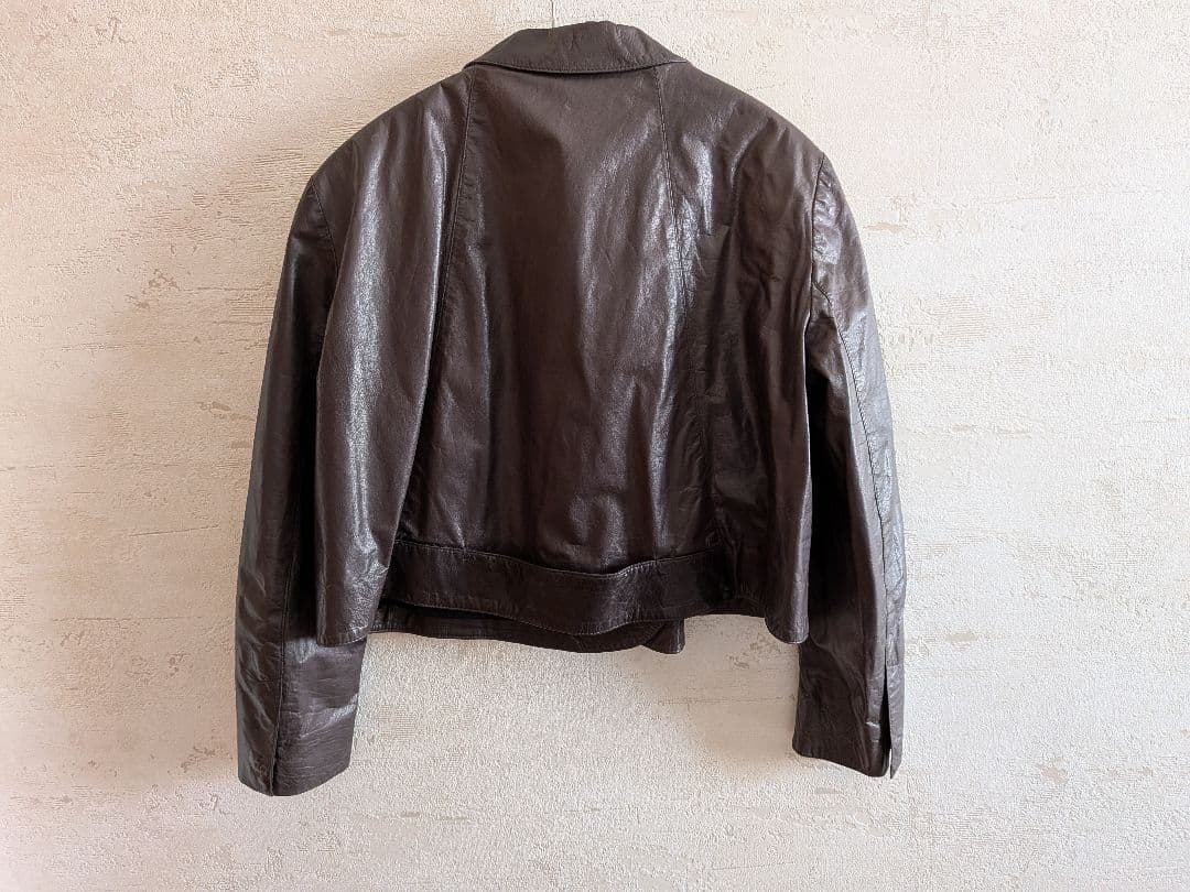 PRADA archive プラダ　レザージャケット　ショート丈　アーカイブ