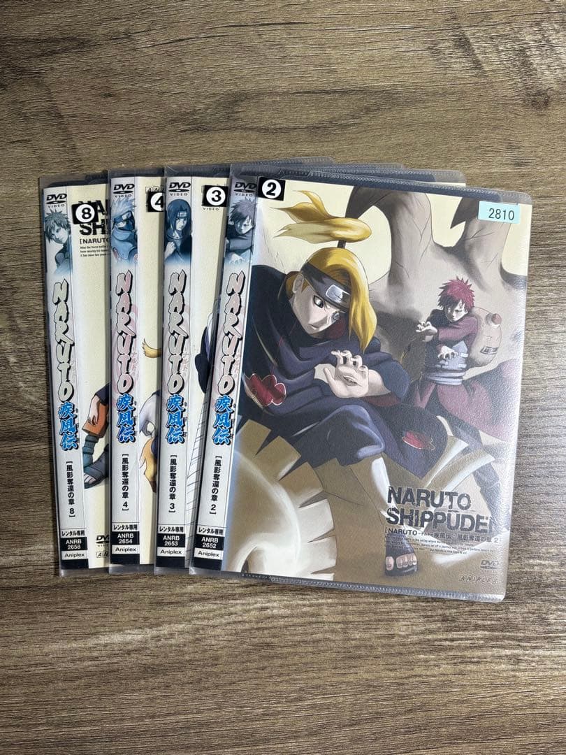 ナルトdvdレンタル落ちセット