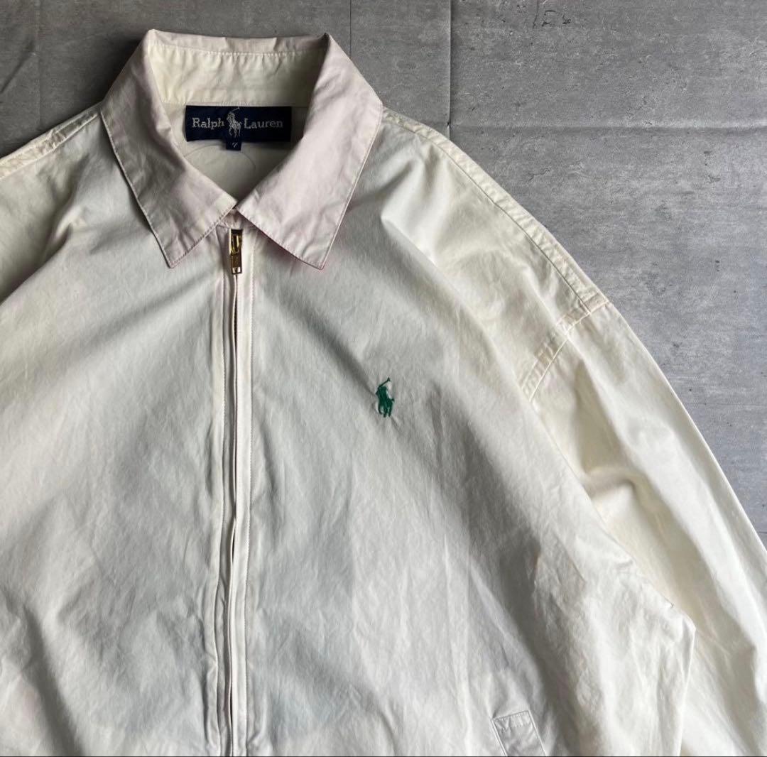 RALPH LAUREN　ラルフローレン　90s　スウィングトップ　美品　白