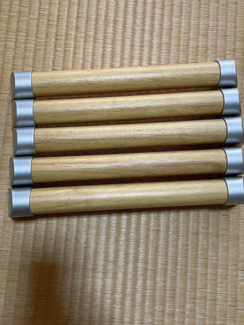 L型手すり 壁手摺り　セット　ビス付き　天然木製 美品