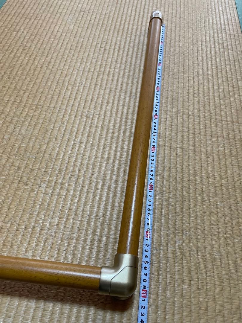 L型手すり 壁手摺り　セット　ビス付き　天然木製 美品