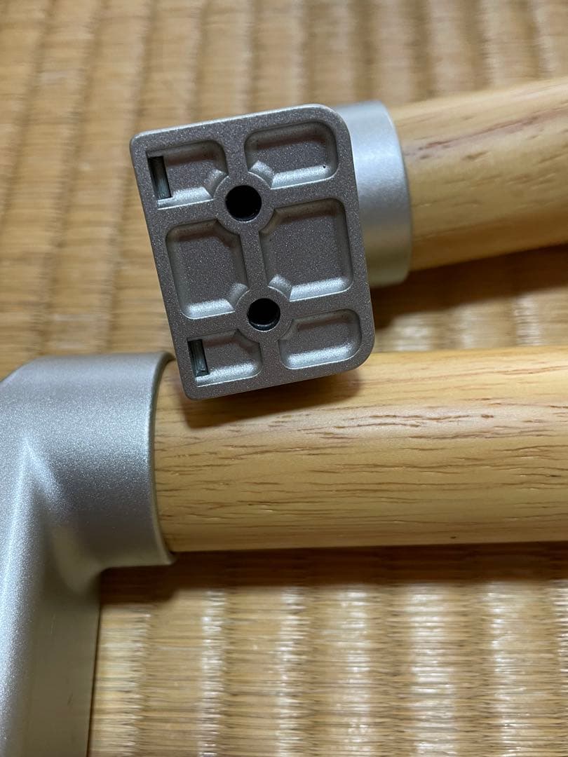 L型手すり 壁手摺り　セット　ビス付き　天然木製 美品