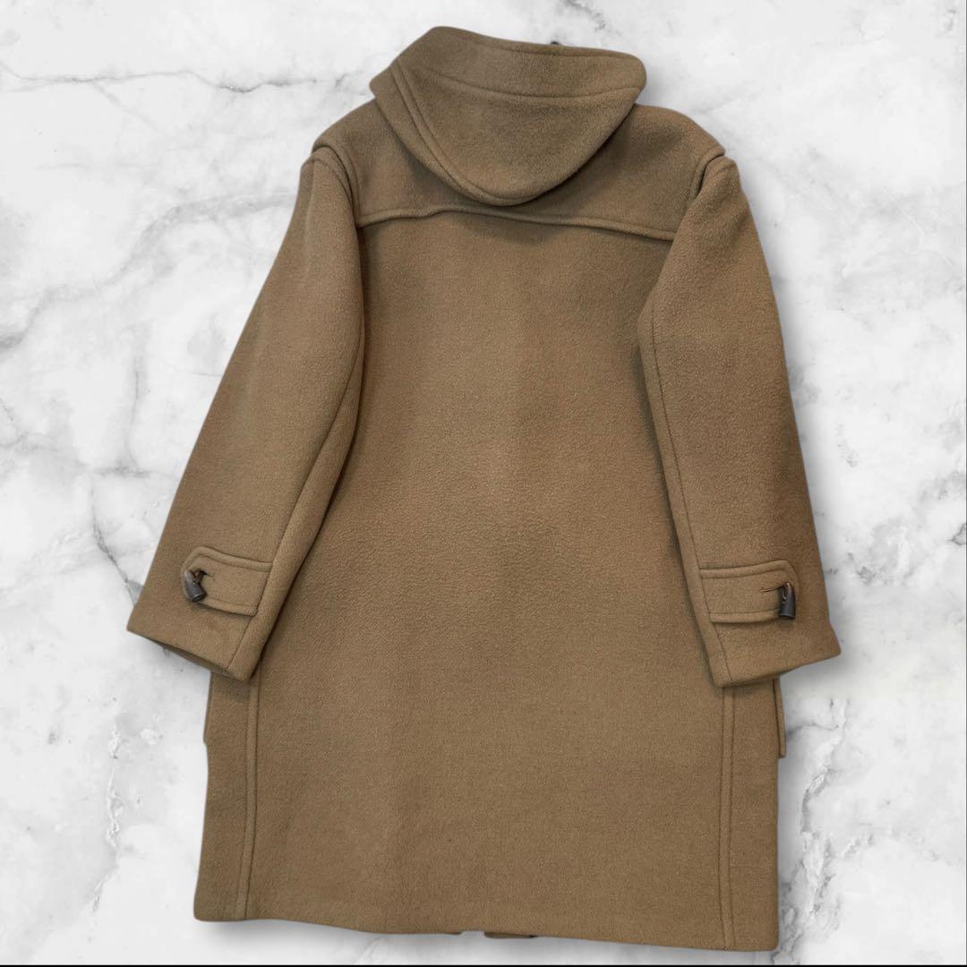 【大きめ3〜4L】バーバリー ダッフルコート　ノバチェック　キャメル　ウール