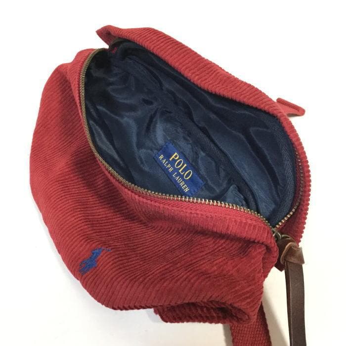 新品 タグ付き ポロラルフローレン コーデュロイ ウエストパック ウエストバッグ
