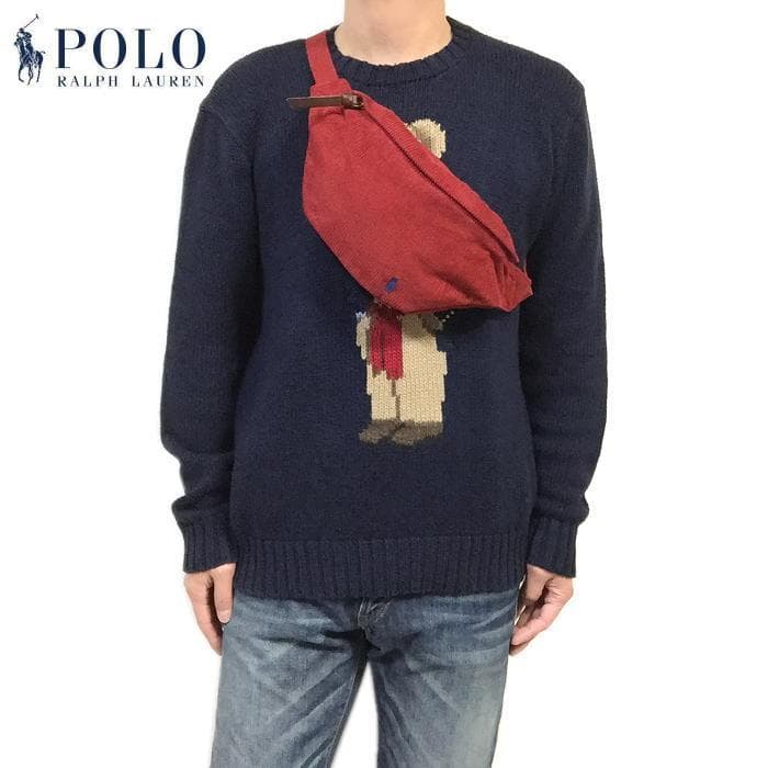 新品 タグ付き ポロラルフローレン コーデュロイ ウエストパック ウエストバッグ