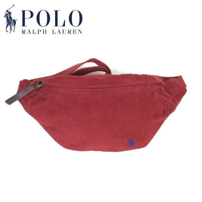 新品 タグ付き ポロラルフローレン コーデュロイ ウエストパック ウエストバッグ