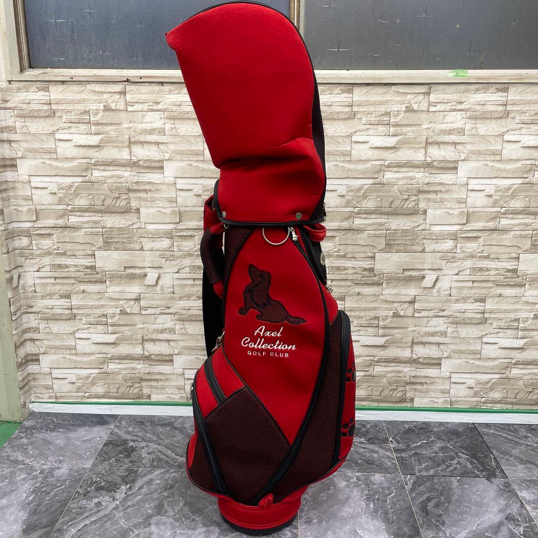 【美品】AXEL ゴルフバッグ、クラブ