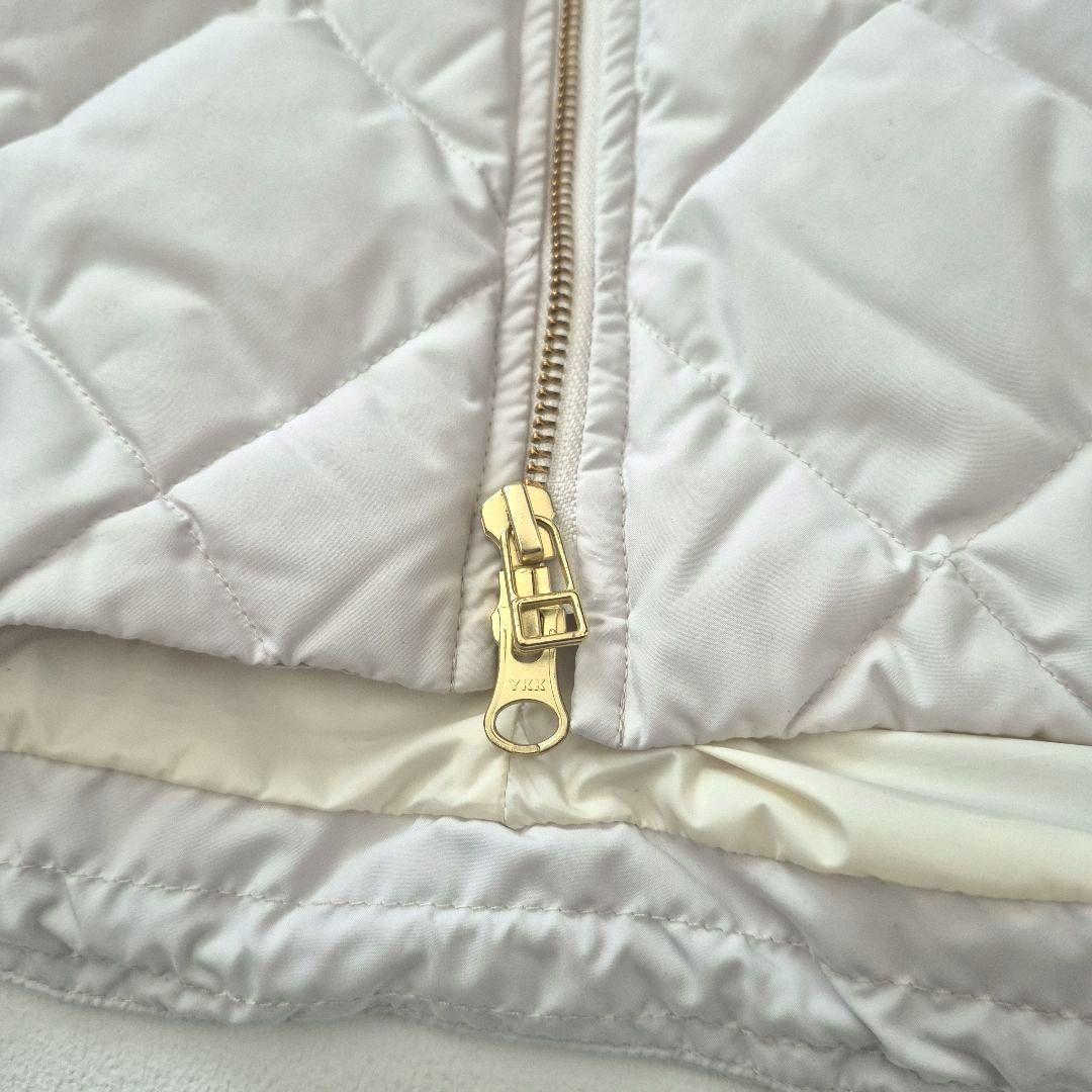 TAION×UNFILO人気✨キルティング ショート丈ブルゾン アイボリー