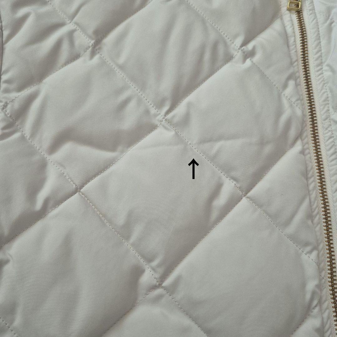 TAION×UNFILO人気✨キルティング ショート丈ブルゾン アイボリー