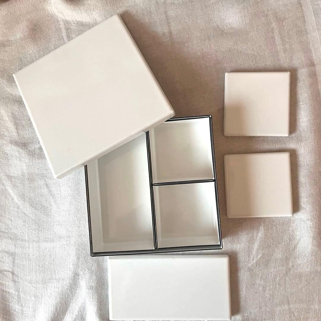 【美品】野田琺瑯 創業90周年記念 限定ロゴ入り四つ組箱