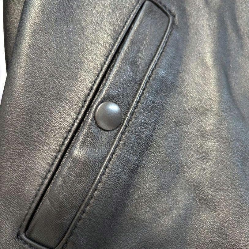 希少品 美品 AVIREX レザージャケット ステンシル MA-1 羊革