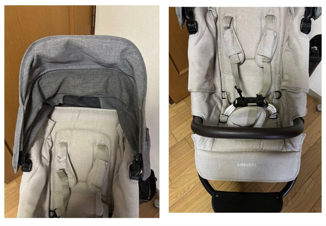 エアバギー ココプレミアフロムバース AirBuggy レインカバーモスキーヒ付