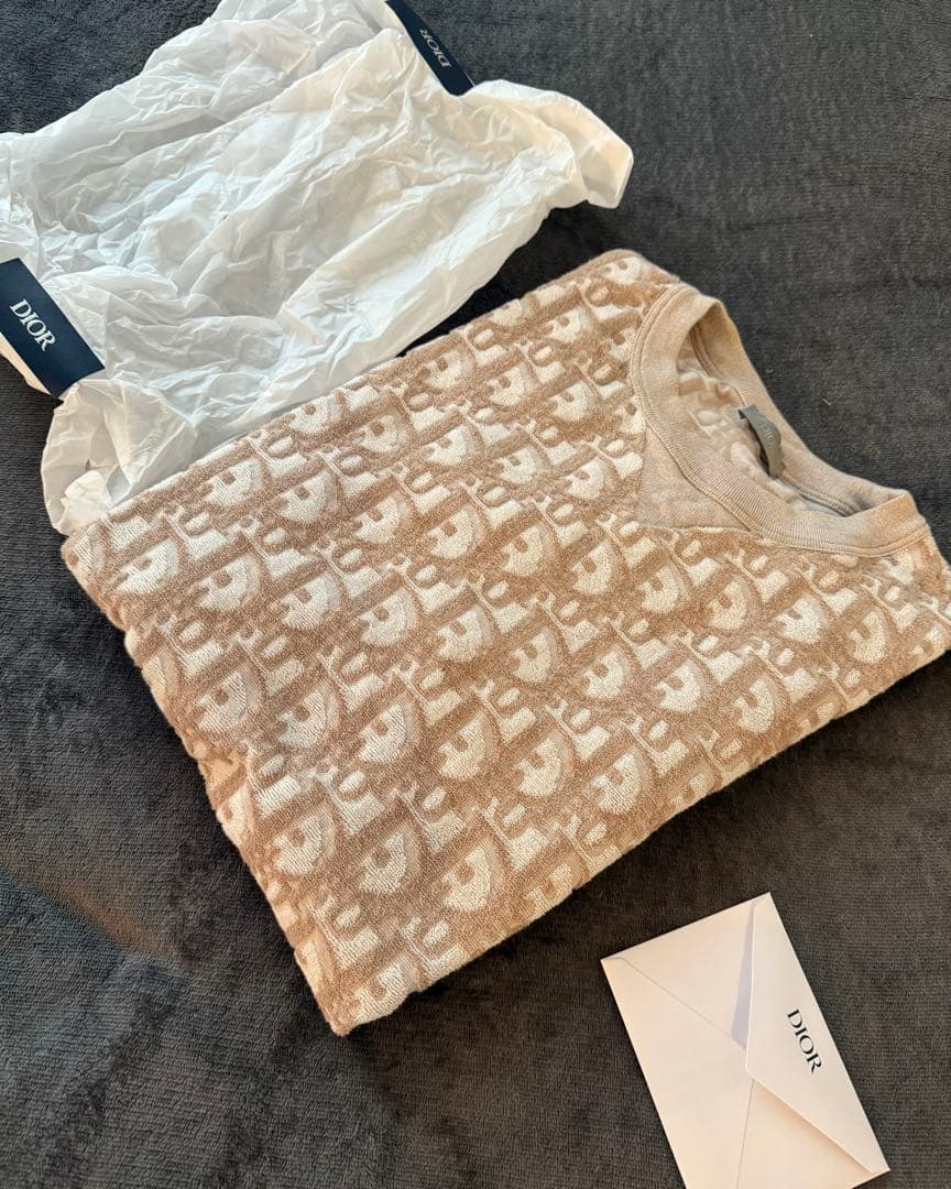 Dior リラックスフィット Tシャツ ベージュ 定価135000円