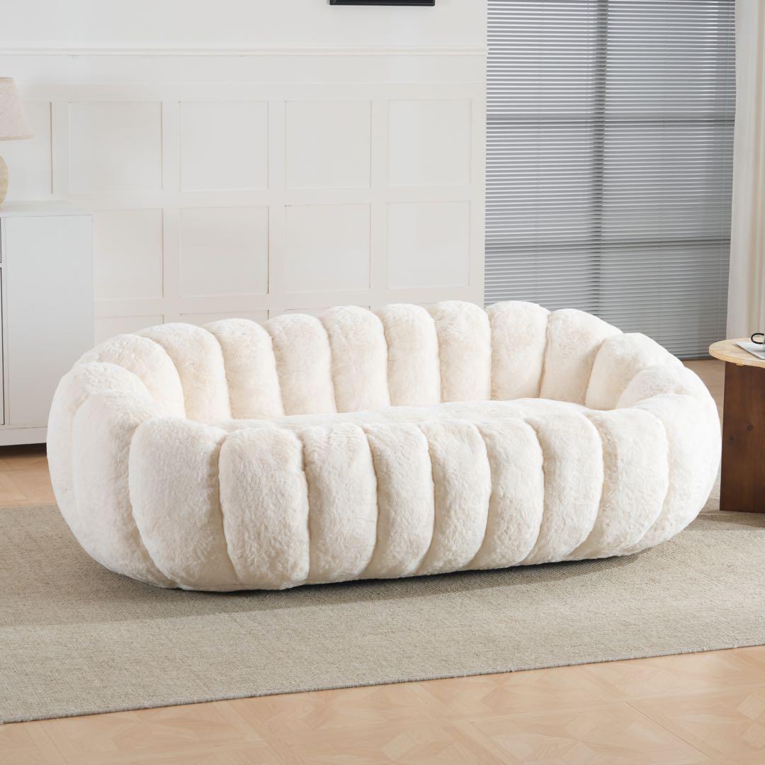 【新品】2-3人用 圧縮完成品ソファ 耐荷重300kg ふわふわ