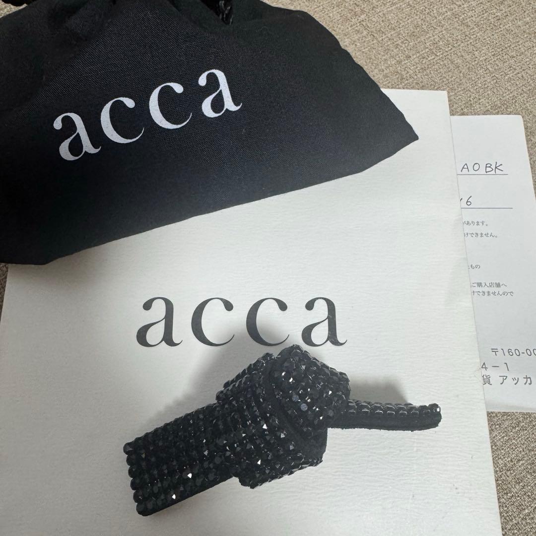 ACCAアッカ ドレスポニー黒（ブラック）オードリー