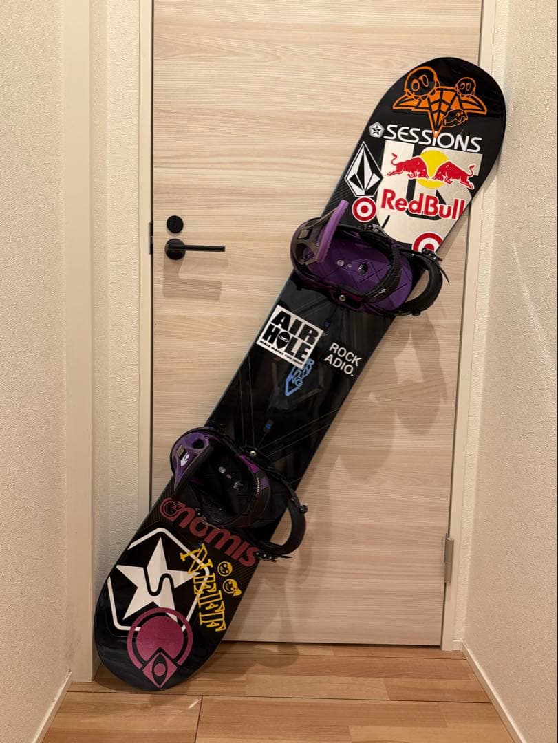 【レア】【美品】BURTON レイトモデル Flying V ビンディングセット