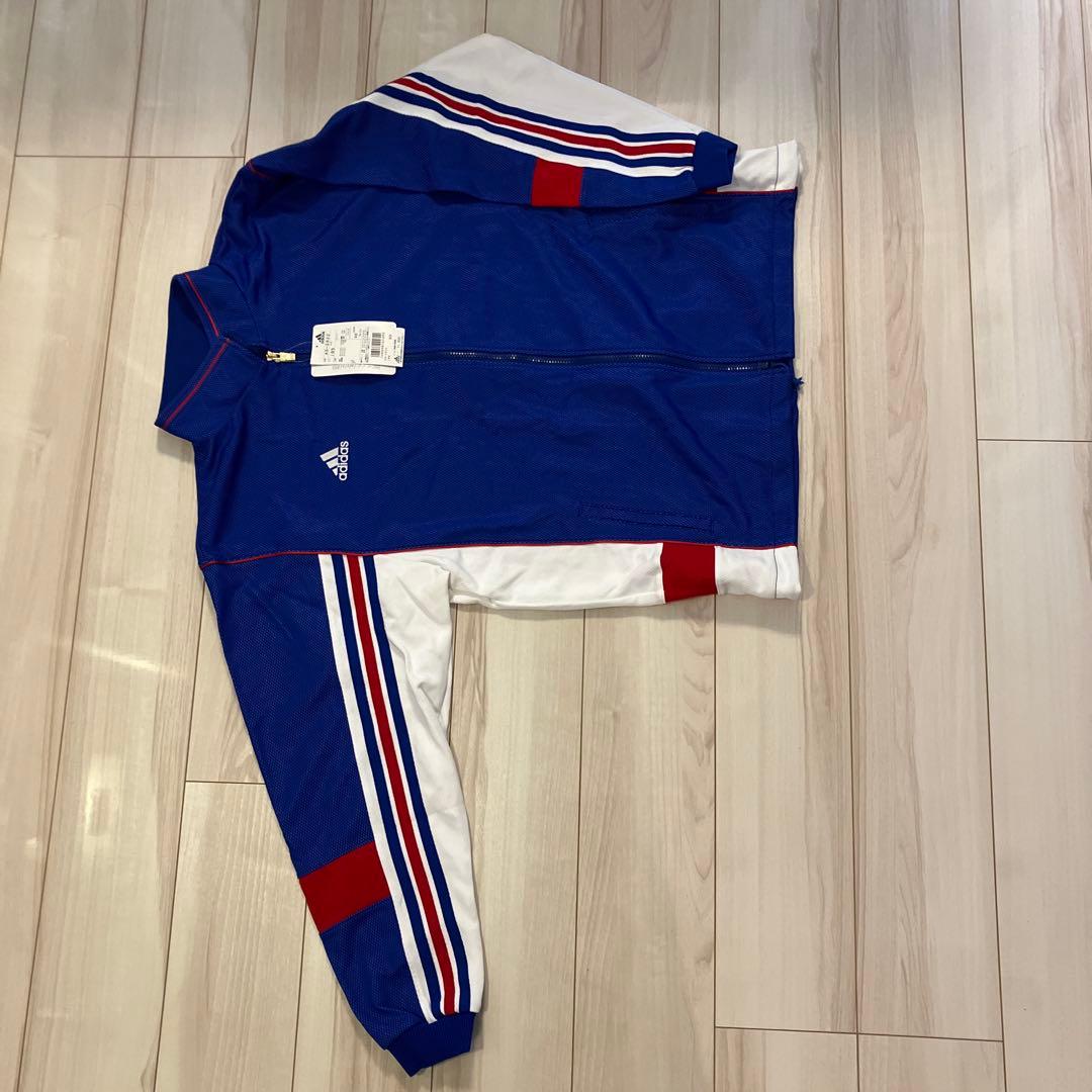 adidas ジャージ 上下セット サイズXO 青 （21,000円品）