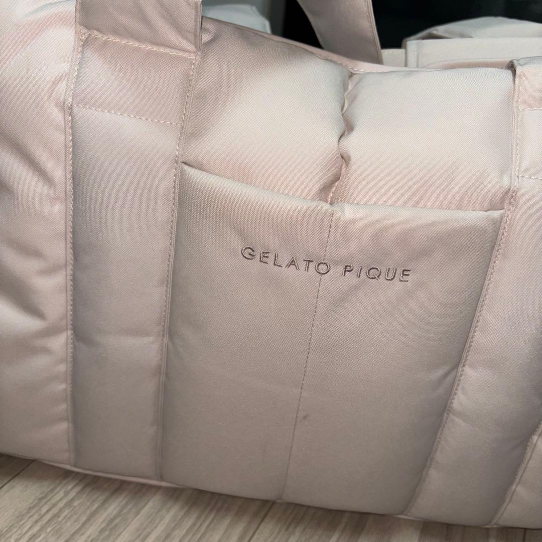 【CAT&DOG】ジェラートピケ キルティングキャリーバッグ