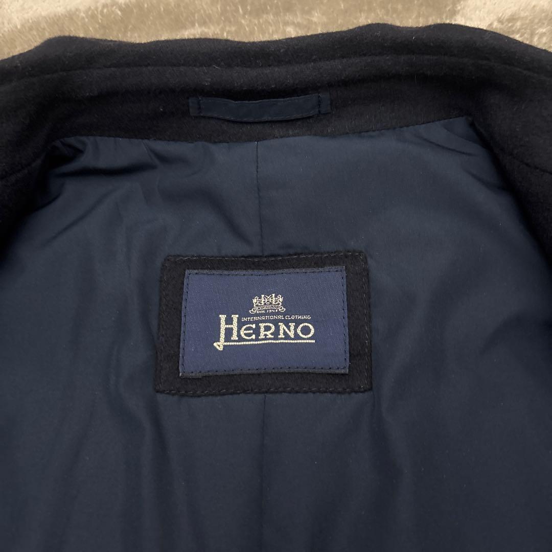 【さかい】HERNO ウールカシミア ステンカラーコート