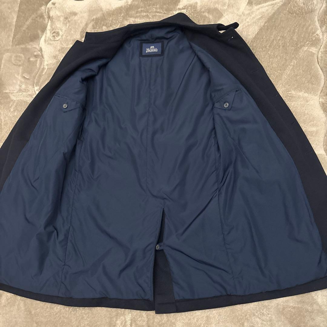 【さかい】HERNO ウールカシミア ステンカラーコート