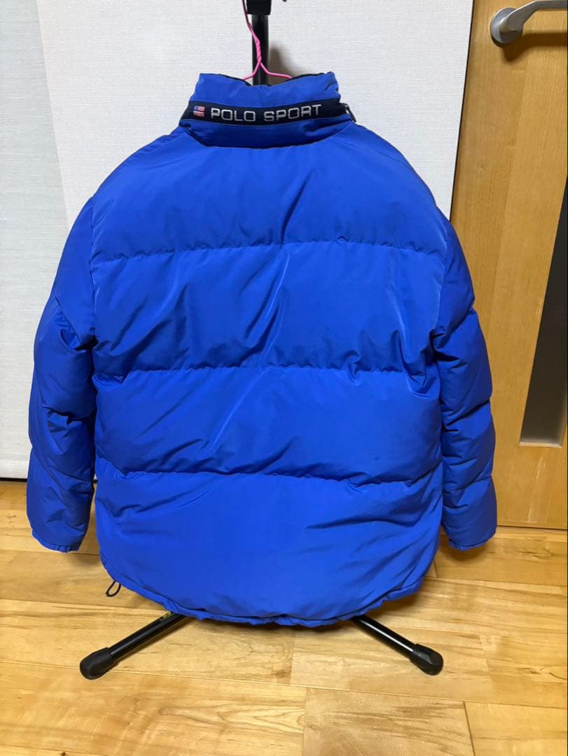 ⚠️値下げPOLO SPORT ヴィンテージダウン 青(S表記:日本向M〜L程度)