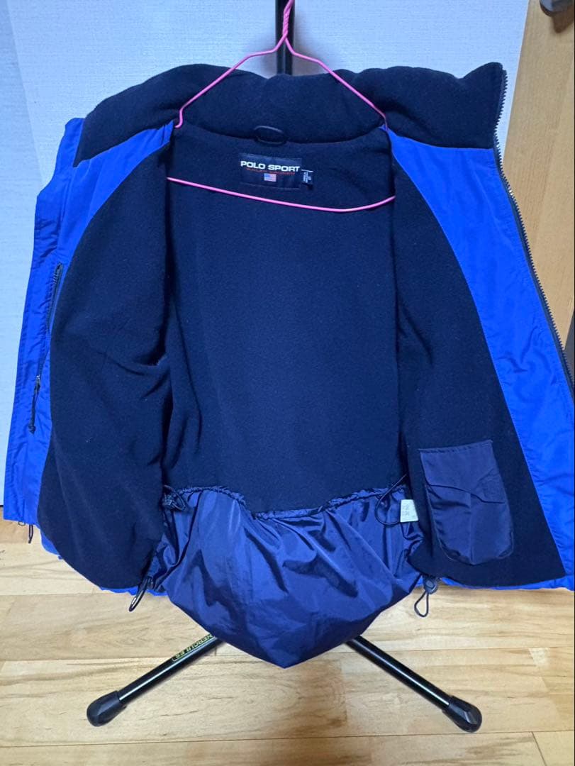 ⚠️値下げPOLO SPORT ヴィンテージダウン 青(S表記:日本向M〜L程度)
