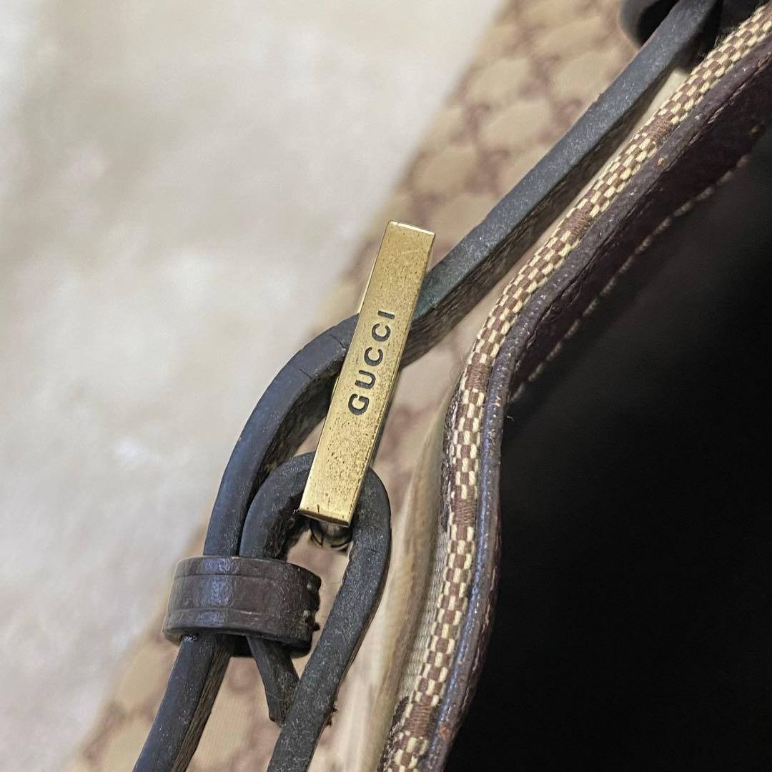 仕*ん様 GUCCI ✨良品✨ トートバッグ マザーズバッグ キャンバス レザー