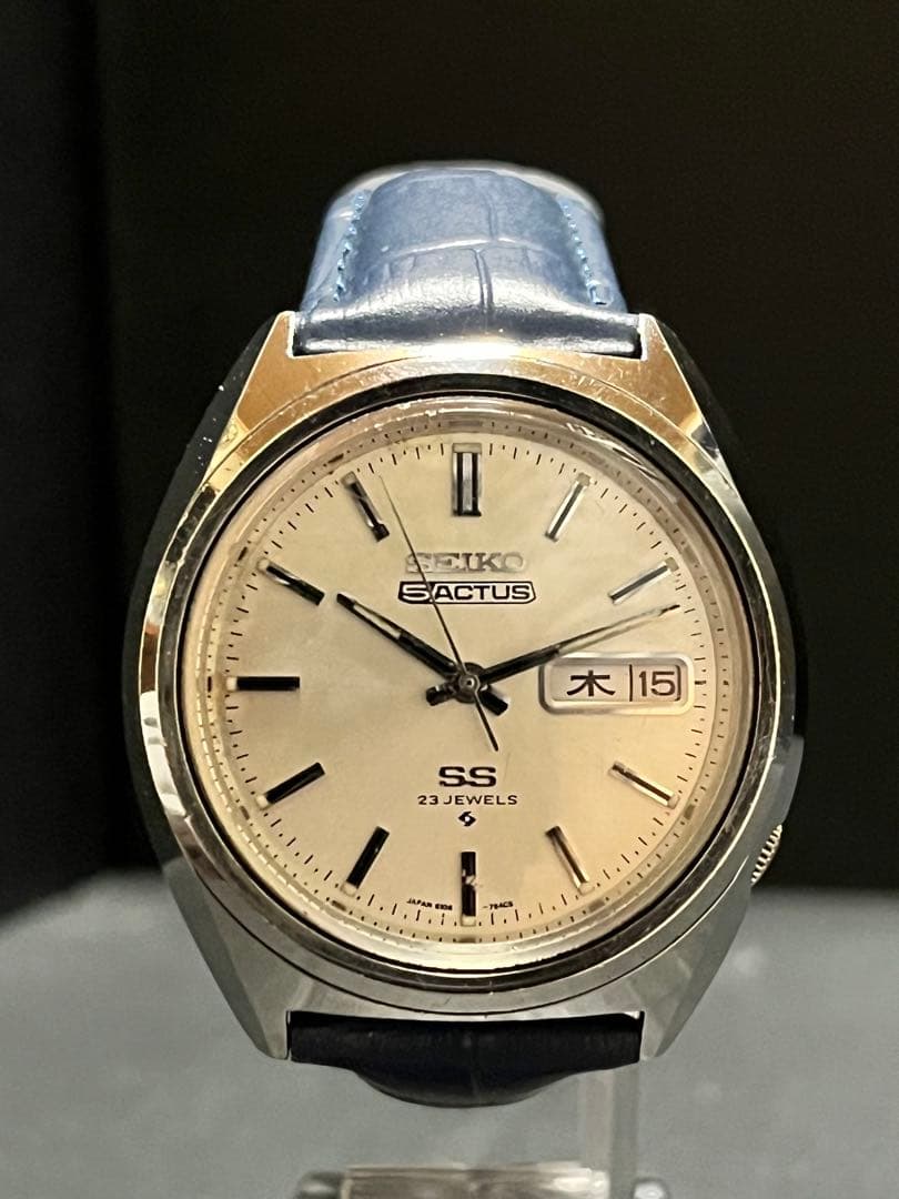 ★極上美品！鏡面磨き済セイコー5アクタスメンズ自動巻　腕時計　動作良好