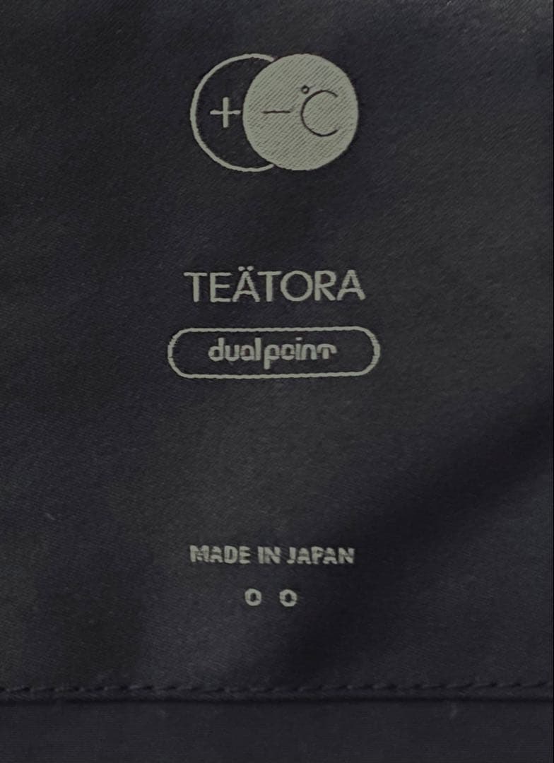 TEATORA DEVICE COAT DUAL POINT ブラック サイズ2