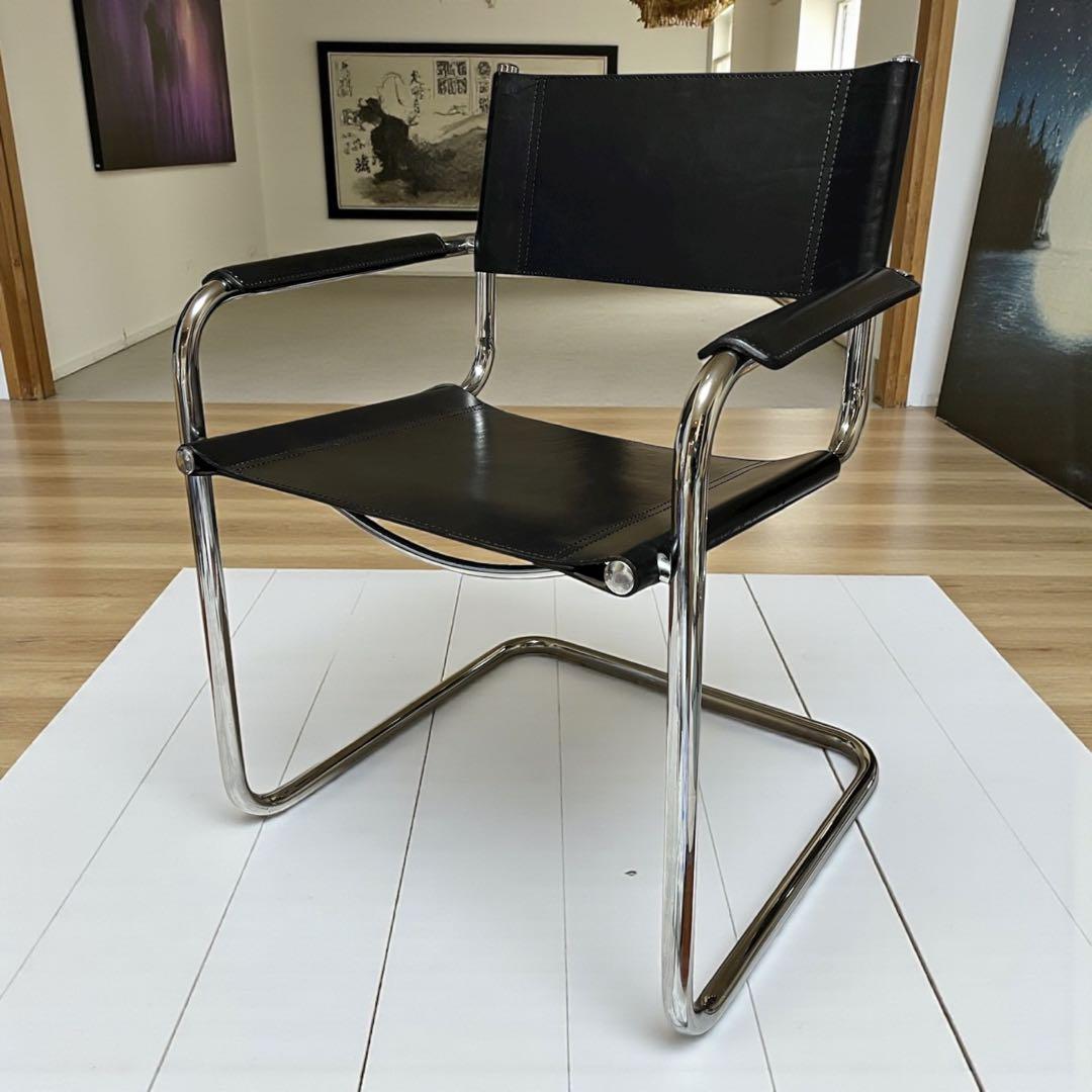 カンチレバーチェア　アームチェア 本革　STUDIO-LINE スタジオライン