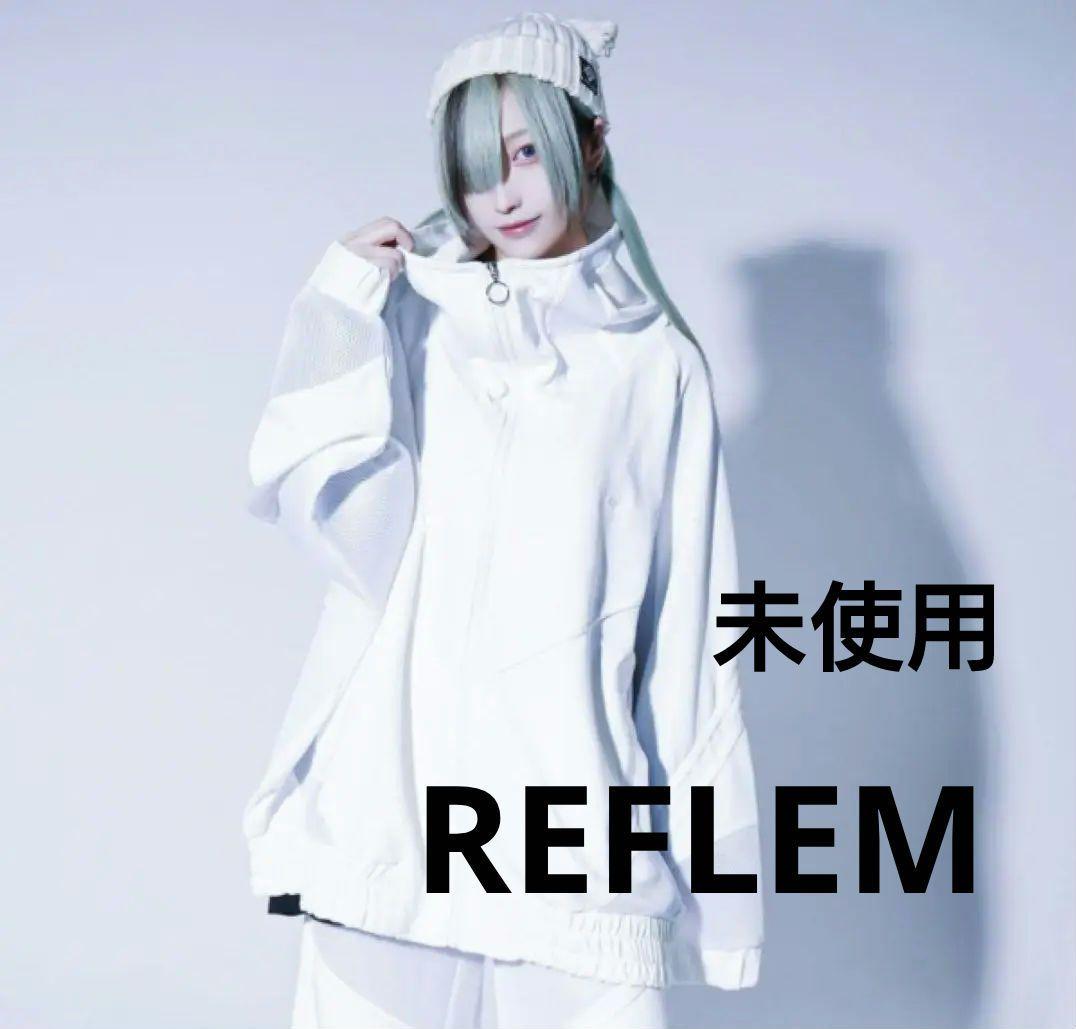 未使用　レフレム　メッシュ切替ハイネックジャージパーカー