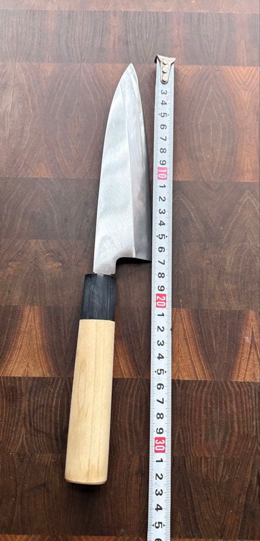 堺打刃物　出刃　170mm 6寸　包丁　薄口　舟行　和包丁　未使用　白鋼