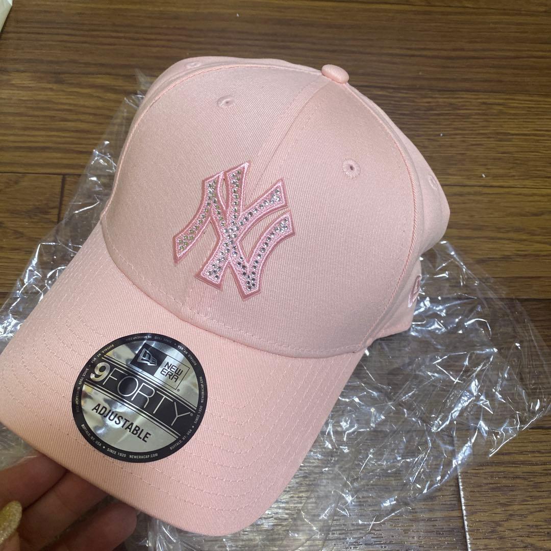 ニューエラ　ピンクレモネード　ラインストーン
