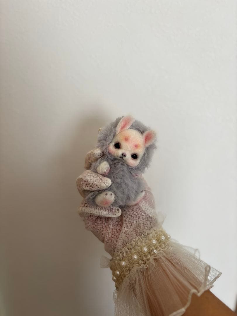 アートドール　No.56うさぎ幻獣　羊毛フェルト