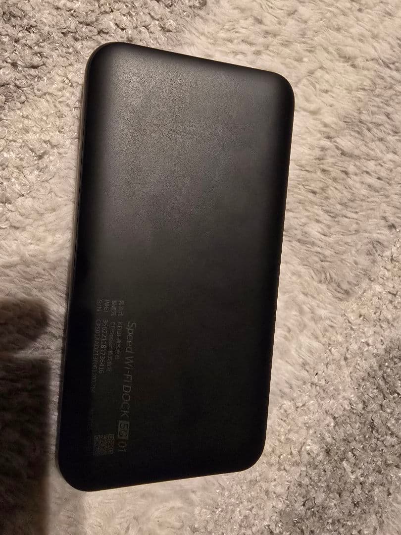 ポケットwifi　Speed Wi-Fi DOCK 5G 01