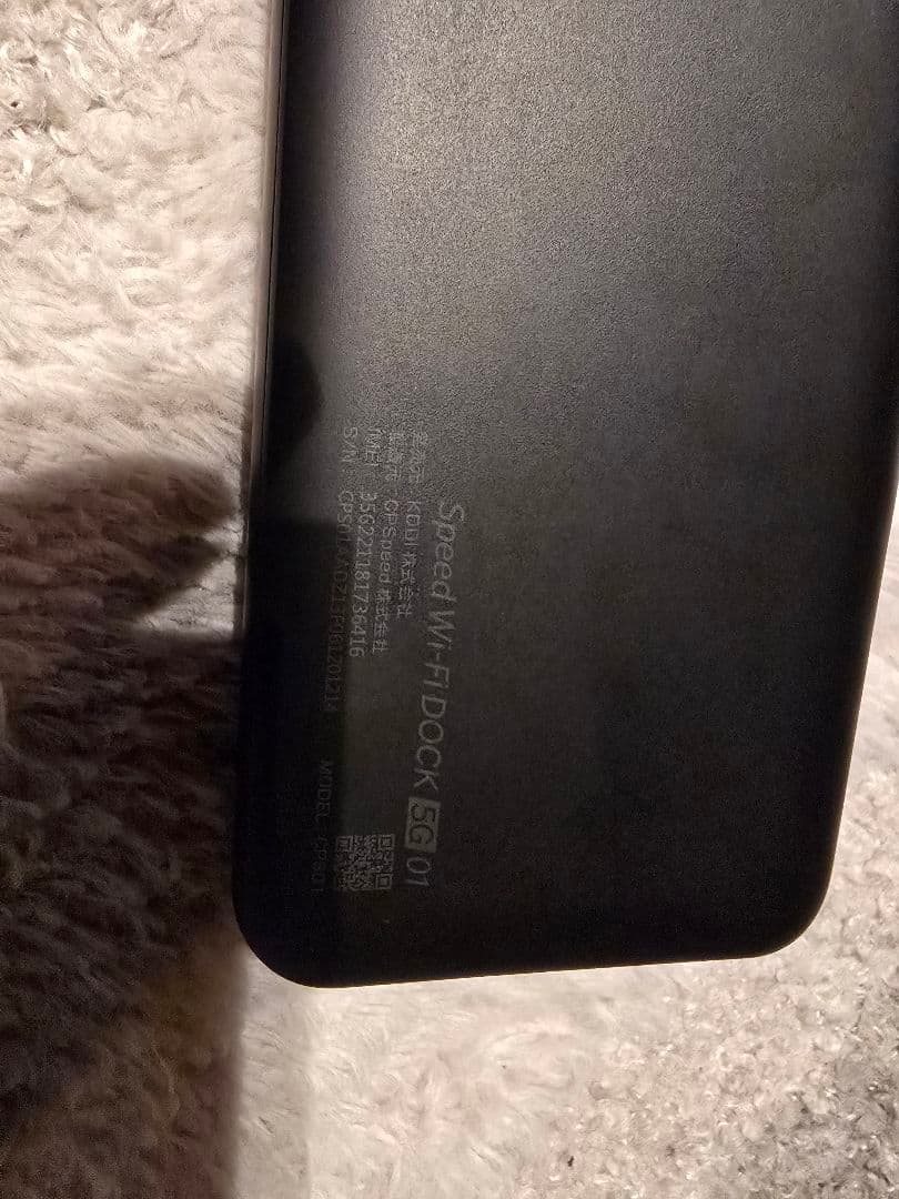 ポケットwifi　Speed Wi-Fi DOCK 5G 01