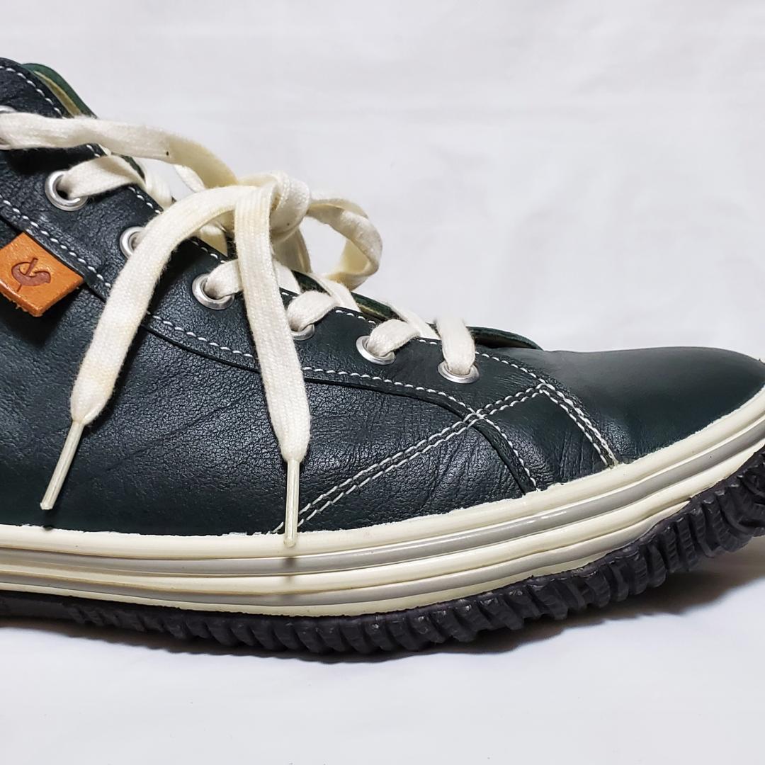 【未使用級】スピングルムーブ　SPM-442　サイドゴア　ダークグリーン　L