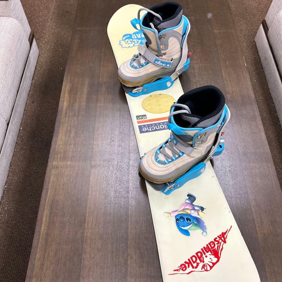 モ*ン様 KIDS★ステップオン★スノーボード&ブーツセット140状態不明【格安