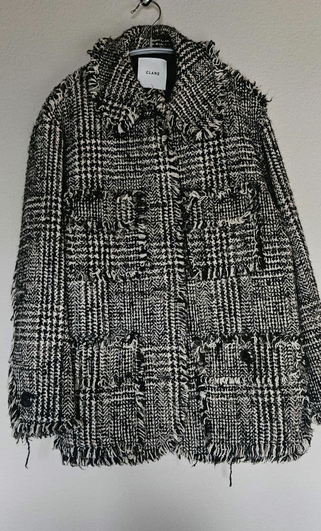 【CLANE】MIX TWEED BLOUSON サイズ1