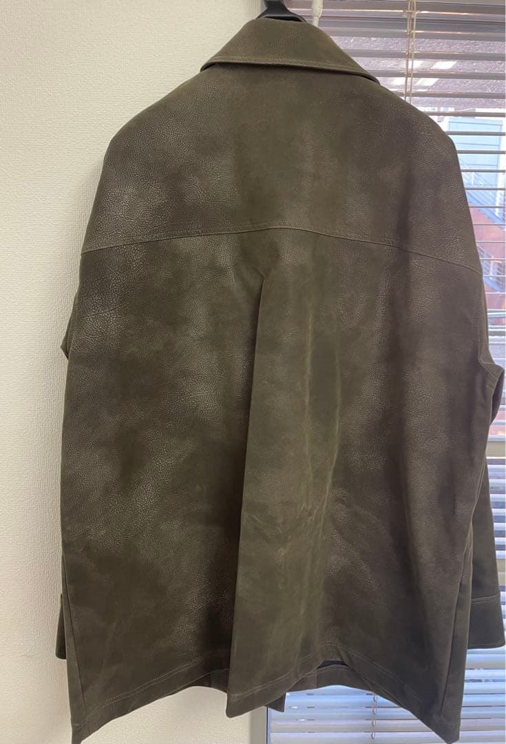 最終限定値下げ Uhr ウーア Fake Suede Jacket Khaki