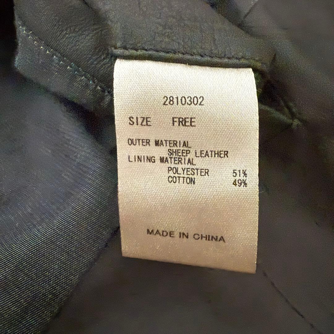 SALE Juemi 美品 リアル レザー ジャケット グレー