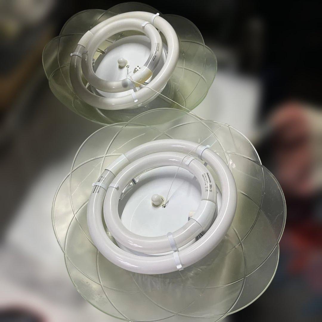 アグレッド　シーリングライト　吊り下げ　家庭用吊下型蛍光灯器具　2個セット