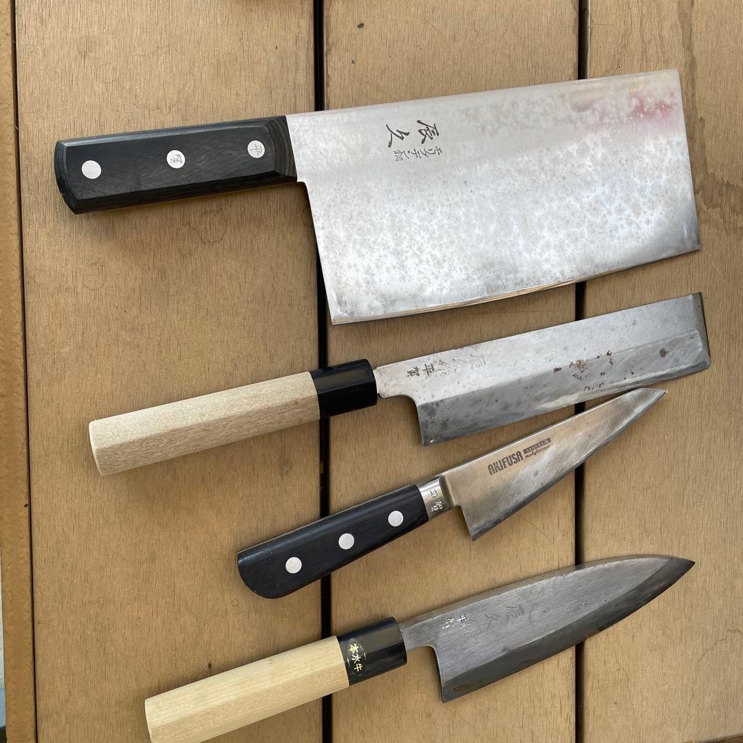 菜切り包丁 4本セット 専用ケース付き