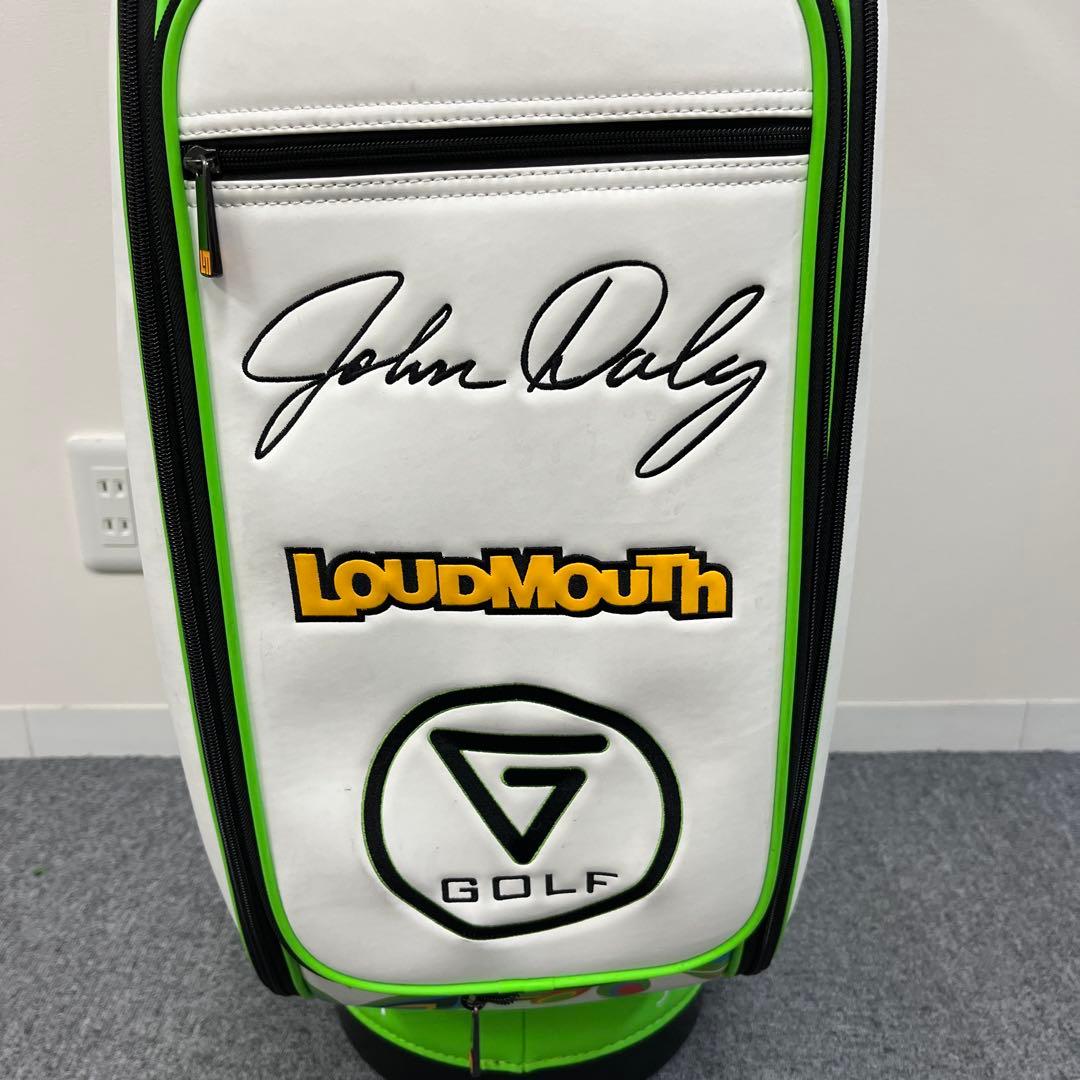 【未使用】ラウドマウス ジョン・デーリー ロゴ入り キャディバッグ 希少品