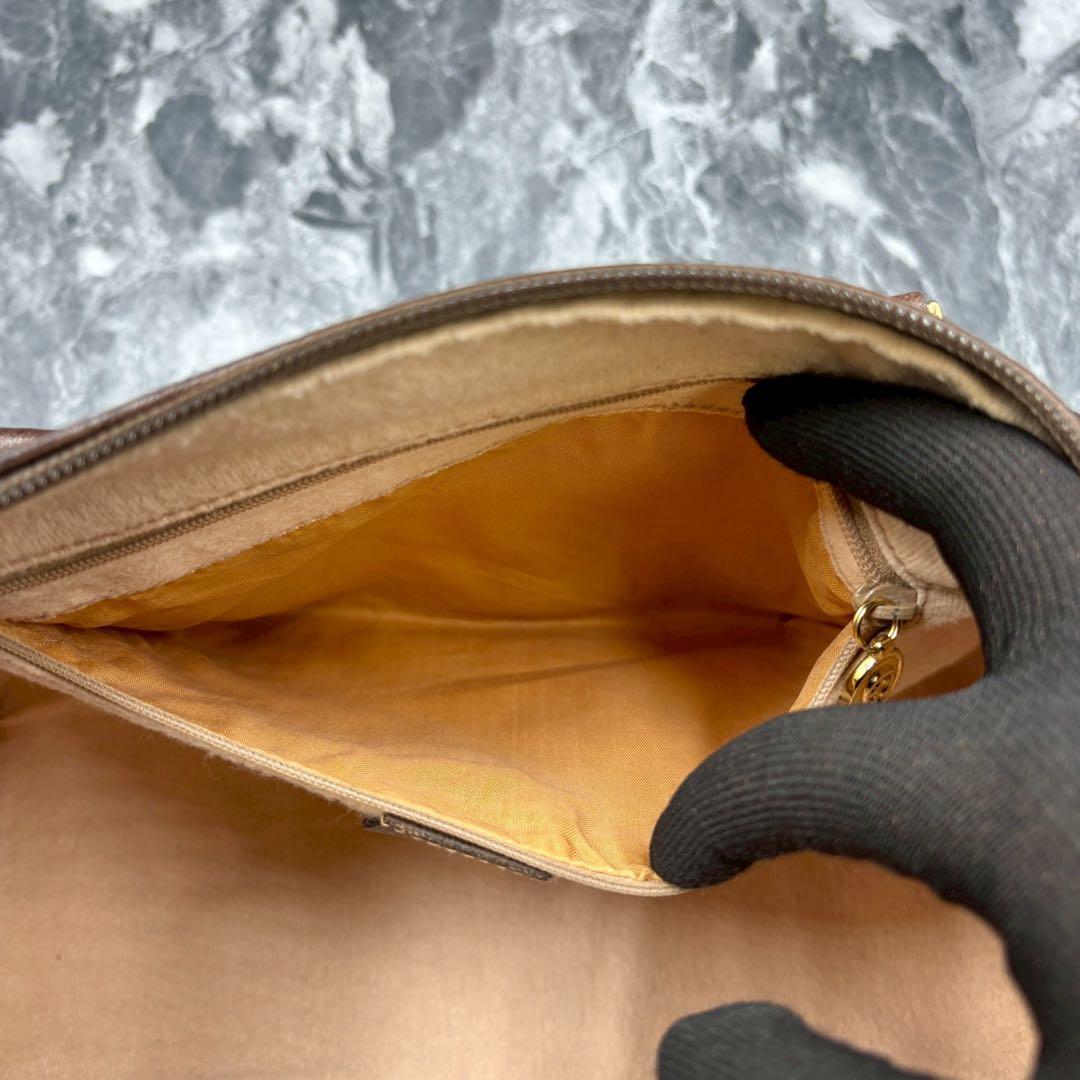 ✨極美品✨GUCCI GGボストンバッグ ショルダー ベージュ ブラウン レザー