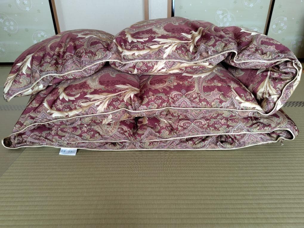 モリリン　ハンガリー産ダウン90%羽毛布団　シングル　ローズ