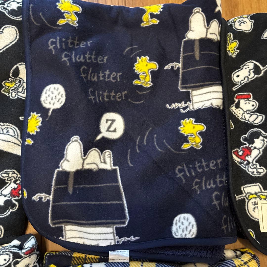 【6枚セット】ユニクロ スヌーピー ブランケット　毛布