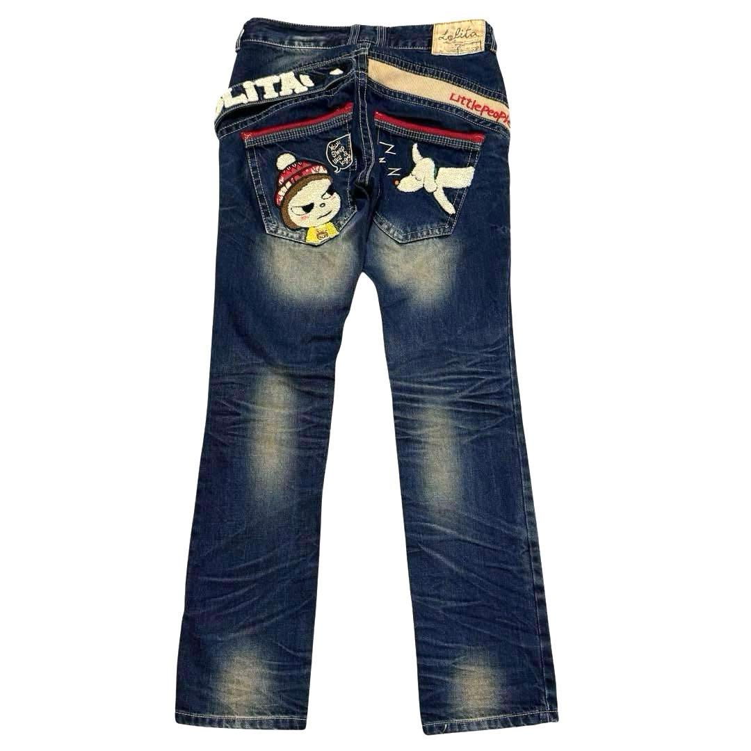 ロリータジーンズ　デニム　パンツ　奈良美智さんコラボ　希少 XS